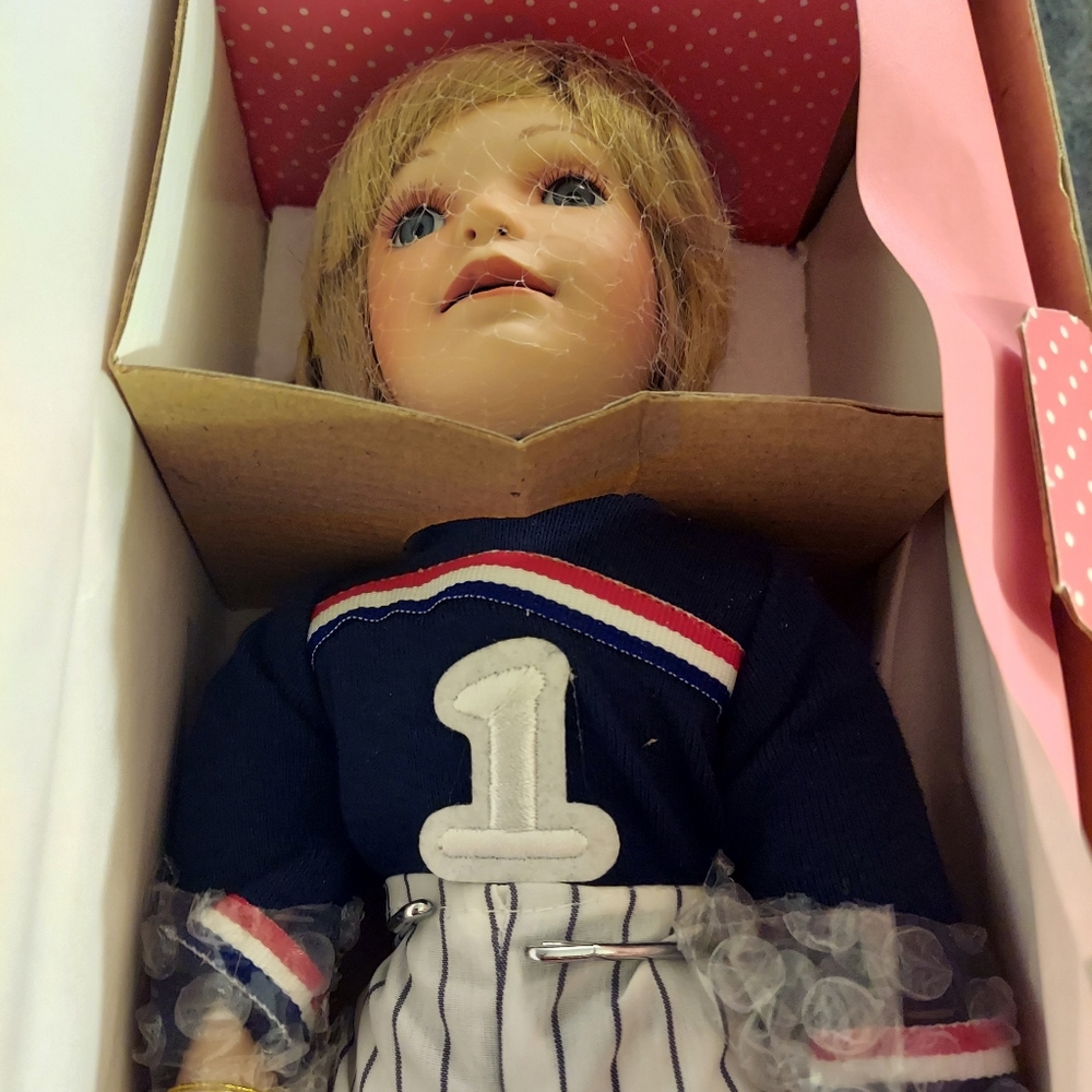 Porcelain doll Sam